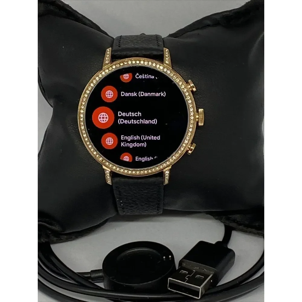 Fossil Gen 4 Authentic Digital Dial Smart Watch Custom Band FTW6015 CR176